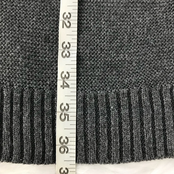 Paper crane gray cowl knit Large sweater - Picture 5 of 6